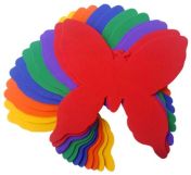 Accesorii creatie colorarte hartie gumata fluture div cul a891