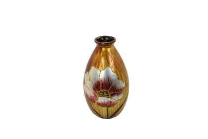 Vaza cu flori si sclipici, din ceramica 323c
