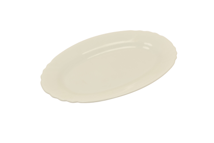 Platou oval opal alb 22cm ebro