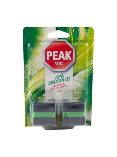 Peak odorizant wc tablete apa smarald pin 2x50g