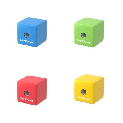 Ascutitoare plastic erich s-cube cu rezervor 50141