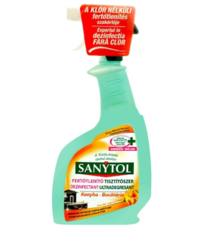 Sanytol dezinfectant bucatarie degresant portocala 500ml