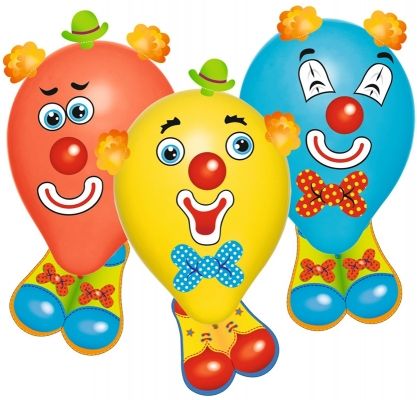 Baloane funny clowns set 6 buc 40015361                     