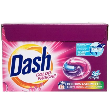 Dash detergent capsule color frische 3in1 12buc