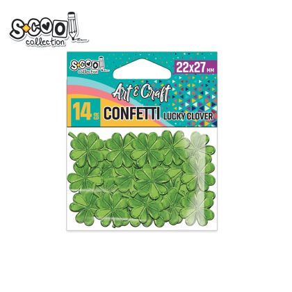 Accesorii craft-confetti trifoi cu 4 foi 14g sc2033