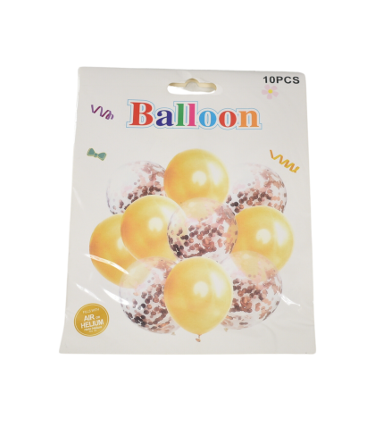 Set 10 baloane cu confetti