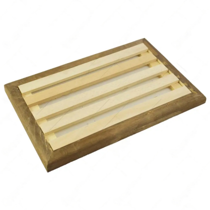 Suport de feliat paine din lemn in forma dreptunghica - 22 x 2 x 34 cm