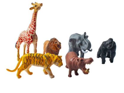 Figurine animale din jungla 6buc/cutie B963*                