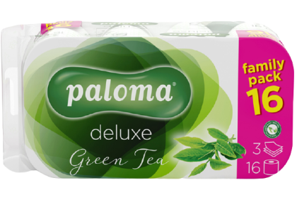Hartie igienica Paloma deluxe green tea 16/set 3str