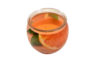 Lumanare parfumata in pahar juicy orange b97050