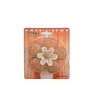 Magnet pentru perdea material textil floare maro