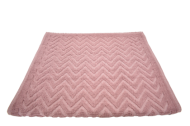 Traversa fir buclat antiderapant 80x150 model 5 roz inchis