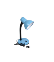 Lampa de birou cu talpa albastru