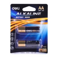 Baterii r6 (aa) alcaline 2buc/set deli dle18500