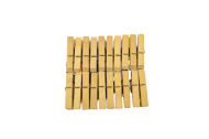 Carlige din bambus pentru rufe 6.1x1.1cm 