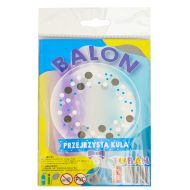 Balon transparent 45cm buline 1 tb3623 tuban 30143