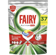 Detergent pentru masina de spalat vase Fairy Platinum Plus, 37 spalari