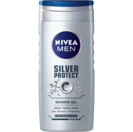 Gel de dus Nivea Men Silver Protect, 500 ml