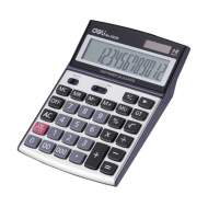 Calculator birou 14dig metal 39229 deli dle39229+++