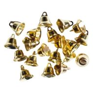 Accesorii craft - clopotei aurii 14mm 20/set 137701