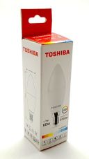 Toshiba bec led c37 e14 806lm 7w/cold 384683(6)