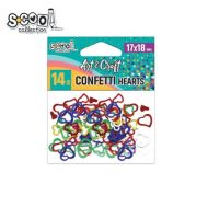 Accesorii craft-confetti inimioare 14g sc2034