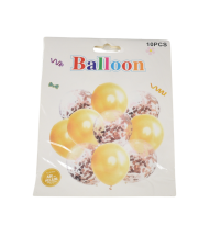 Set 10 baloane cu confetti