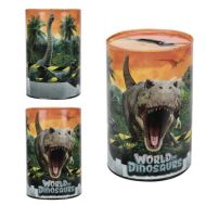 Pusculita metal rotunda world of dinosaurs toi-toys 35527a