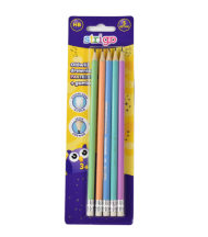 Creioane strigo hb pastel 5/set ssc150