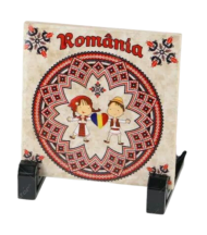 Placa decorativa romania 10x10cm 3606