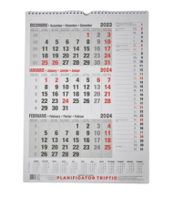 Calendar perete a3 planificator triptic