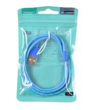 Omega cablu micro usb 1m oupvc blue