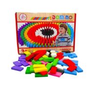 Domino din lemn colorat 100pcs/ cutie zx-018