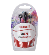 Maxell casti plugz+mic eb875