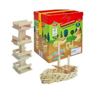Joc constructii din lemn 120 piese/cutie 1142AH 27718