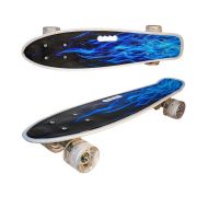 Placa skateboard cu roti silicon led M350-1YST